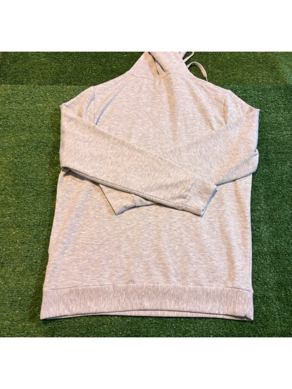Quince hoodie mens small gray supersoft fleece pullover lighweight stretch - Picture 9 of 11